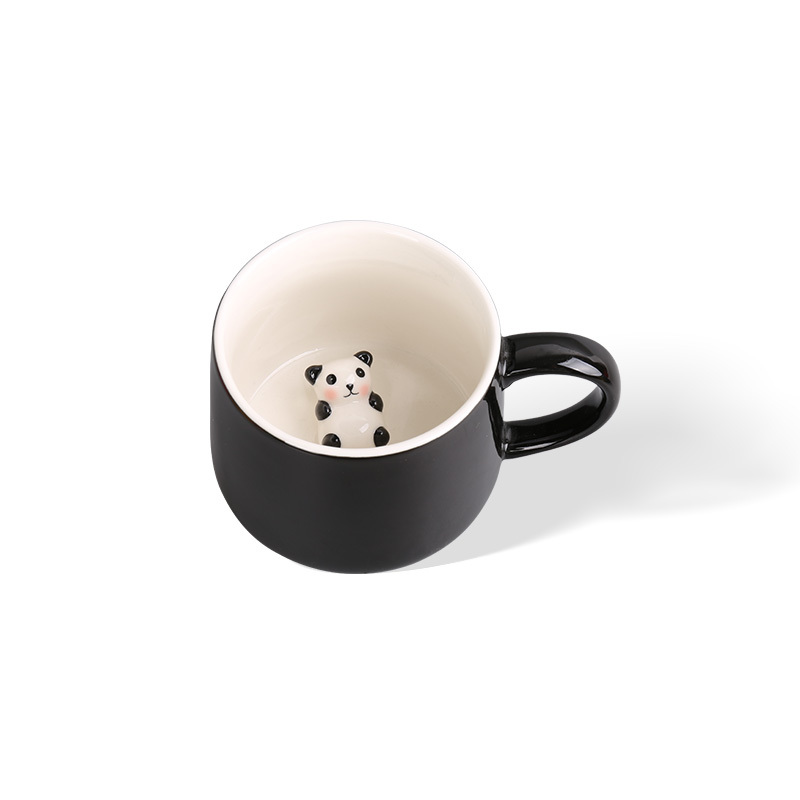 Wholesale Cute 3D Miniature Animal Ceramic Cup