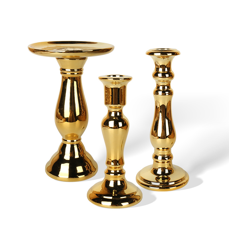 Wholesale Classic European Retro Ceramic Candlestick