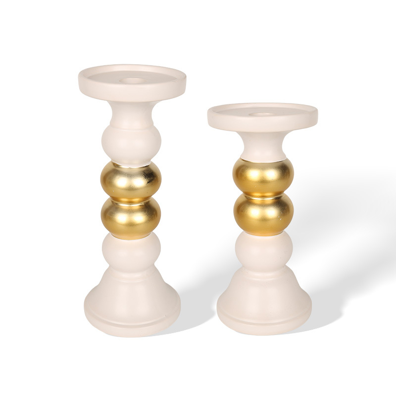 Wholesale Luxury Platinum Ceramic Candlestick