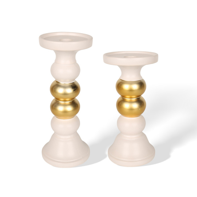 Wholesale Luxury Platinum Ceramic Candlestick