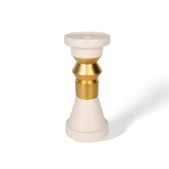 Wholesale Luxury Platinum Ceramic Candlestick