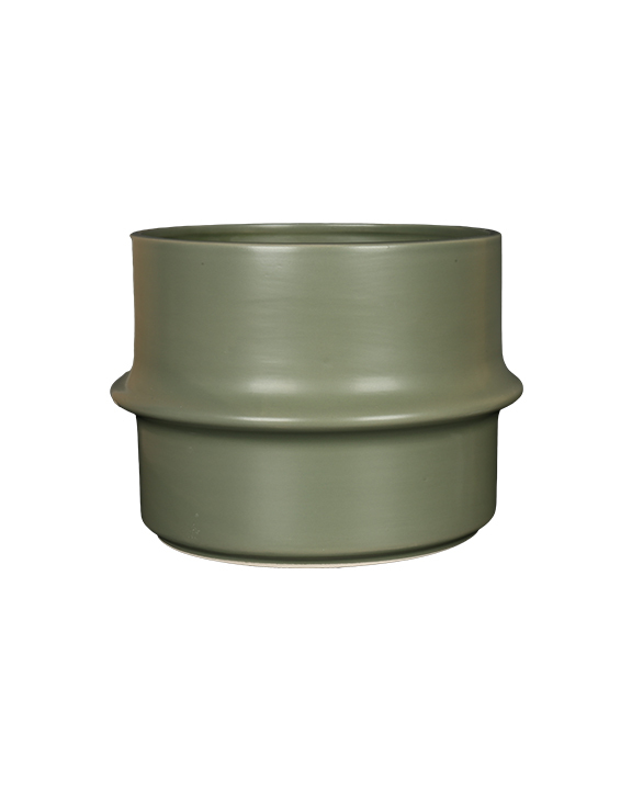 Wholesale Minimalism Bamboo Knot Pattern Ceramic Flower Pot Series