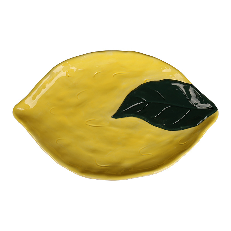 Wholesale Lemon relief ceramic tableware wholesale