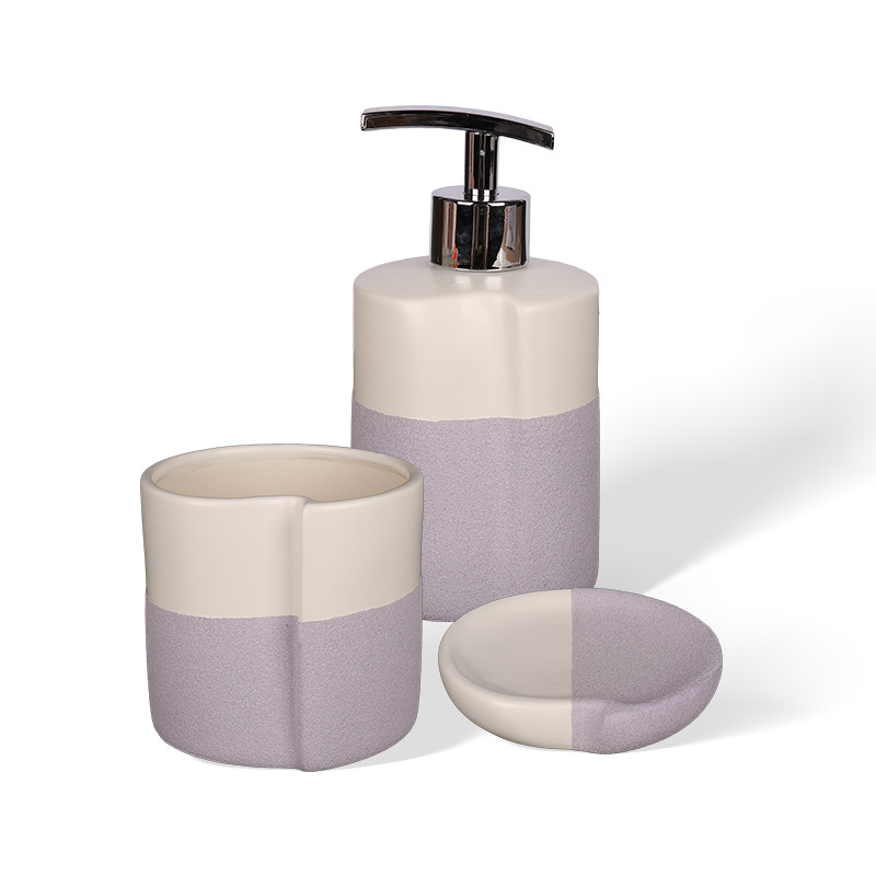 Wholesale Soft Color Contrast Ceramic Bathroom