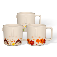 Wholesale Cartoon Fun 3D Relief Ceramic Mug