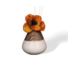 Wood Grain Ceramic Accenting Aromatic Incense Bottle