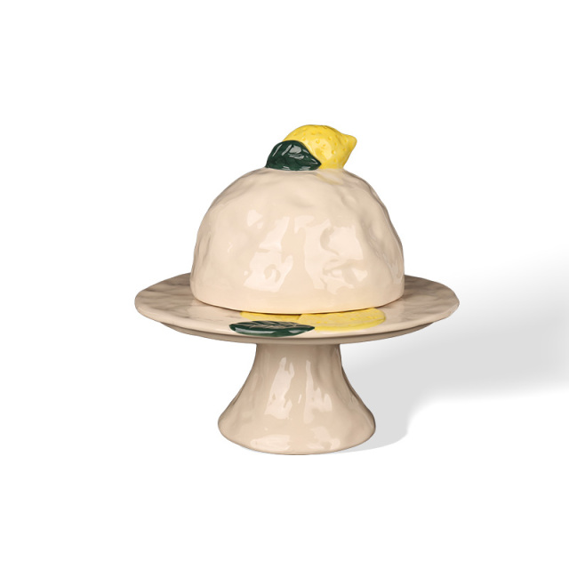 Wholesale Summer Lemon Clear Ceramic Tableware Wholesale