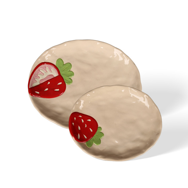 Wholesale Summer Refreshing Fruit-shaped Ceramic Tableware