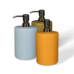 Wholesale Simple, solid-color ceramic bathroom set