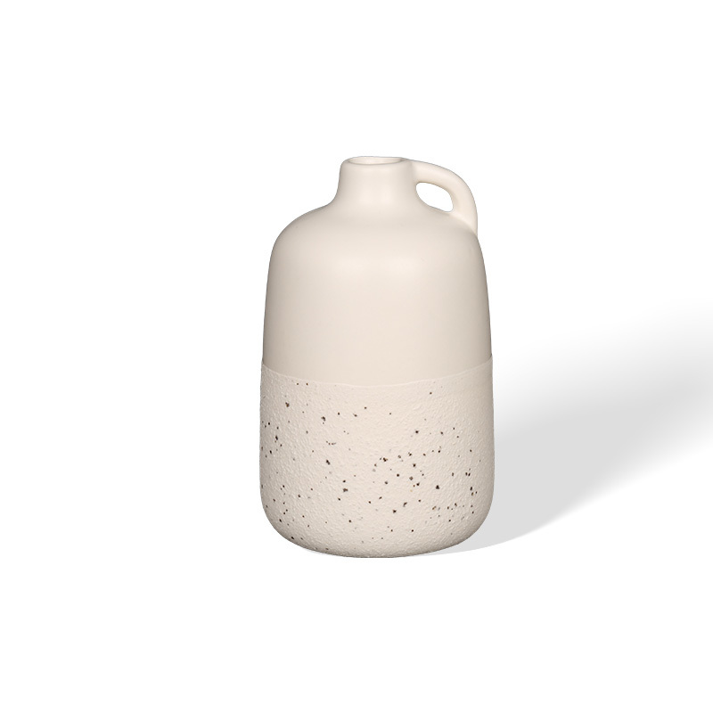 Wholesale Minimalist solid color ceramic incense bottle