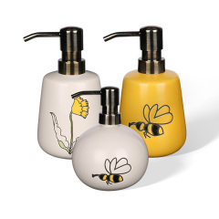 Wholesale Bee and Flower Themed Printed Ceramic Sanitary Ware