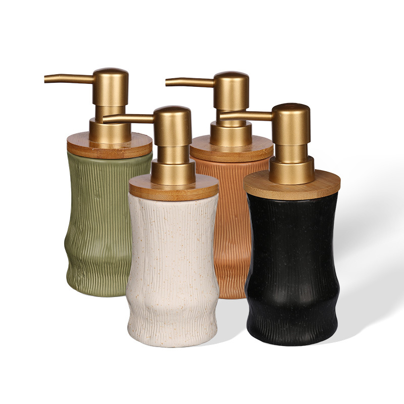 Wholesale Bamboo and wood mosaic style ceramic bathroom products