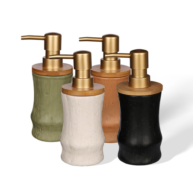 Wholesale Bamboo and wood mosaic style ceramic bathroom products