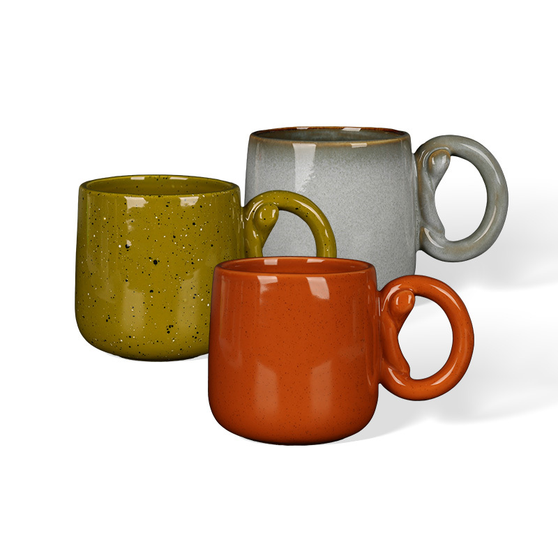 Wholesale Creative Handle Ceramic Mug Wholesale