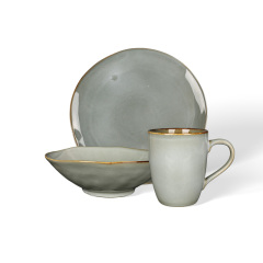 Wholesale of irregular hand-painted ceramic tableware