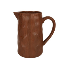 Wholesale Retro three-legged ceramic vase with vertical stripes