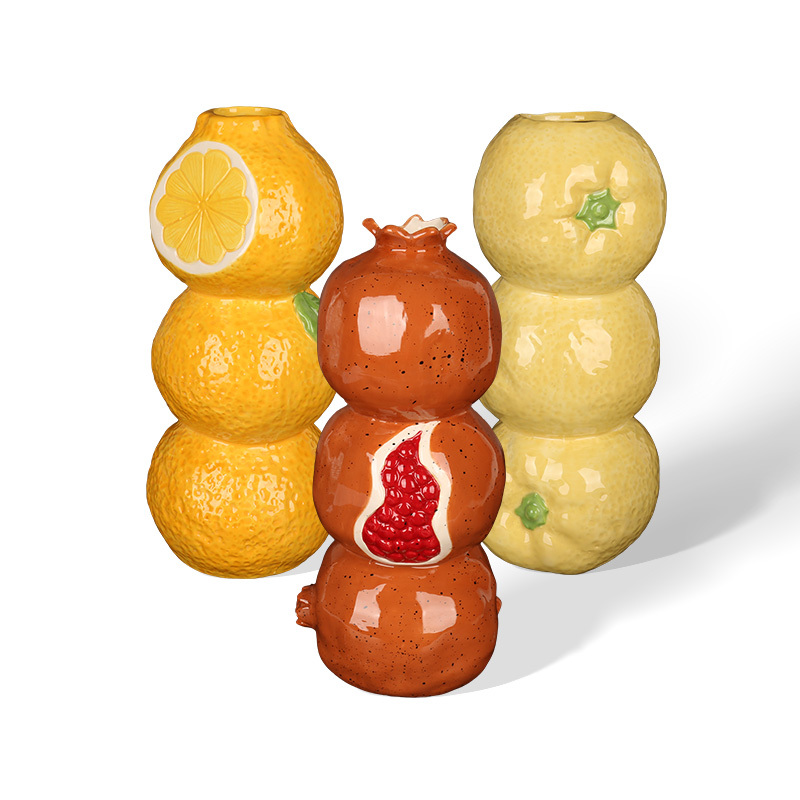 Wholesale of fun ceramic fruit vases