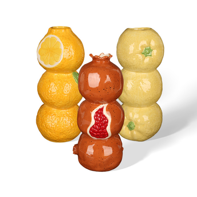 Wholesale of fun ceramic fruit vases