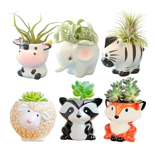 Wholesale Creative Animal-shaped Ceramic Flower Pots