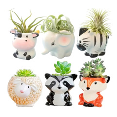 Wholesale Creative Animal-shaped Ceramic Flower Pots