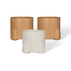 Wholesale Modern Simple Four-legged Ceramic Flower Pots