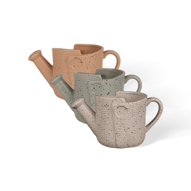 Wholesale irregular bottle mouth ceramic vase