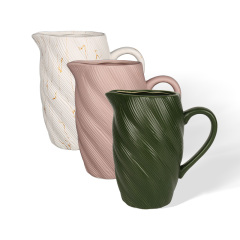 Wholesale spiral-crested ceramic vase
