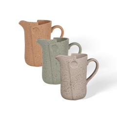 Wholesale irregular bottle mouth ceramic vase