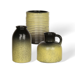 Wholesale Gradual Crack Glaze Ceramic Vase