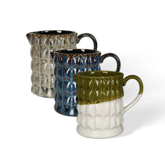 Wholesale three-dimensional lattice pattern ceramic vase