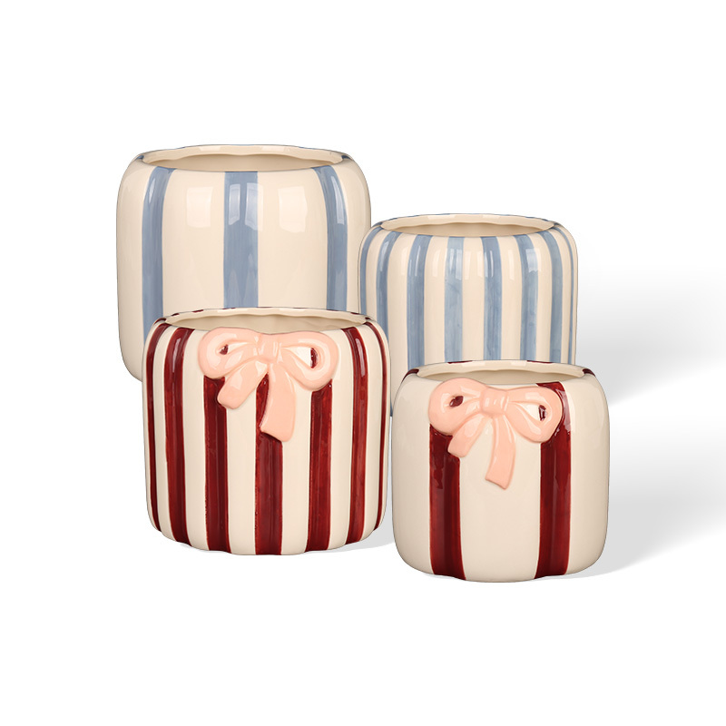 Wholesale Retro Fun and Colorful Ceramic Vases