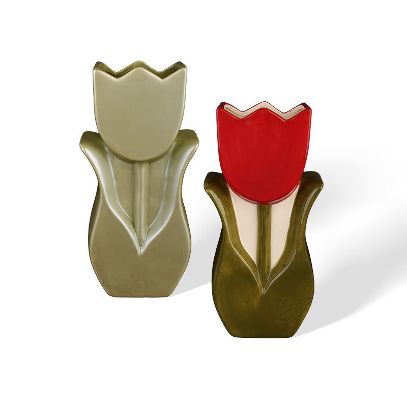 Wholesale cute flower-shaped ceramic candlesticks