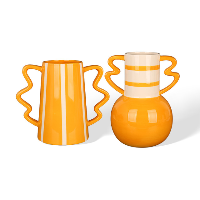 Wholesale Retro Fun and Colorful Ceramic Vases