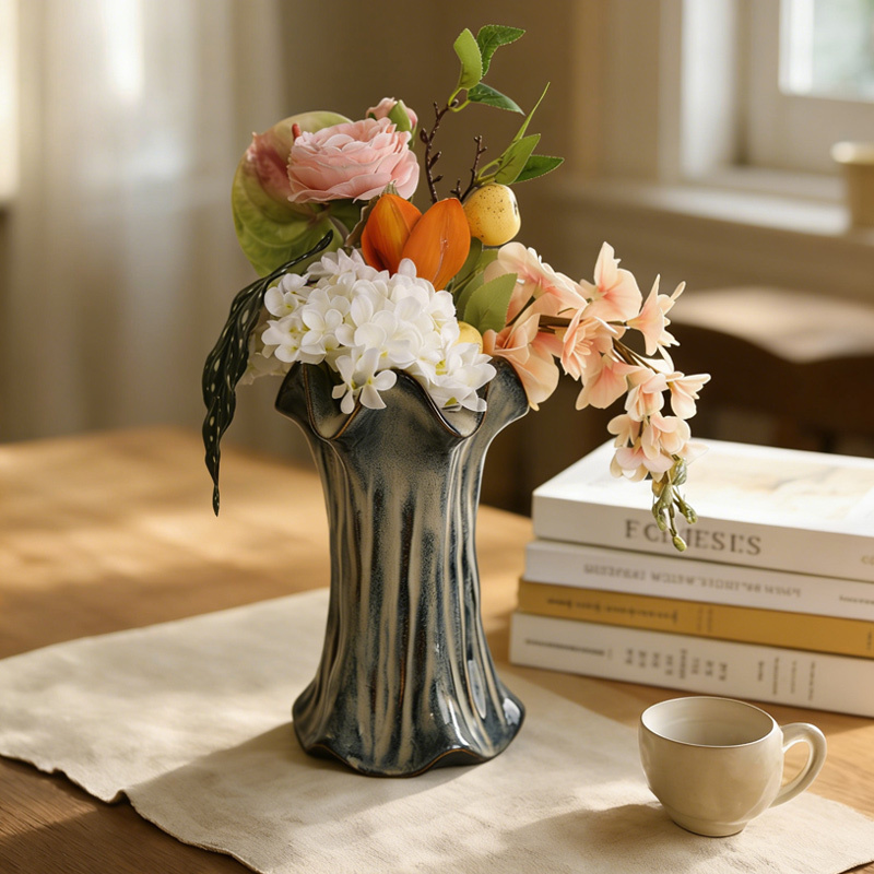 Factory Wholesale Ceramic Vase with Kiln Change Glaze
