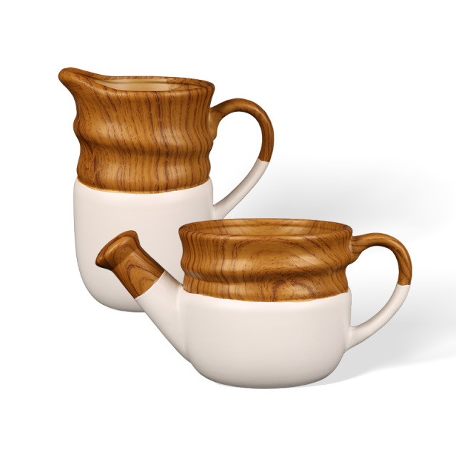 Factory Wholesale Design of ceramic vase with half-thread