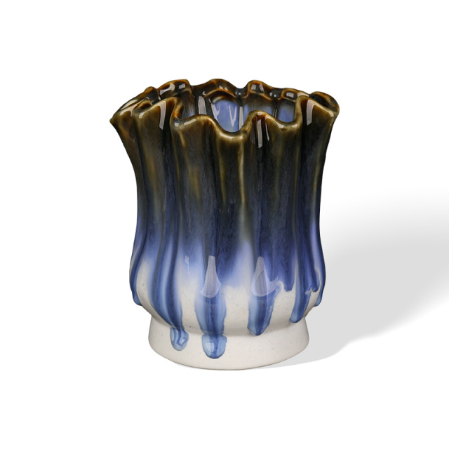 Factory Wholesale Ceramic Vase with Kiln Change Glaze