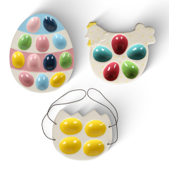 Wholesale Easter-themed ceramic figurines in a pastoral style