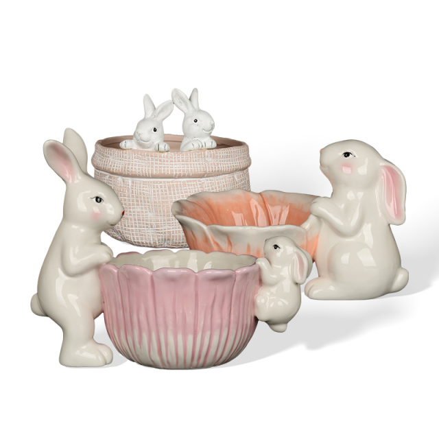 Wholesale Easter-themed ceramic flower pots