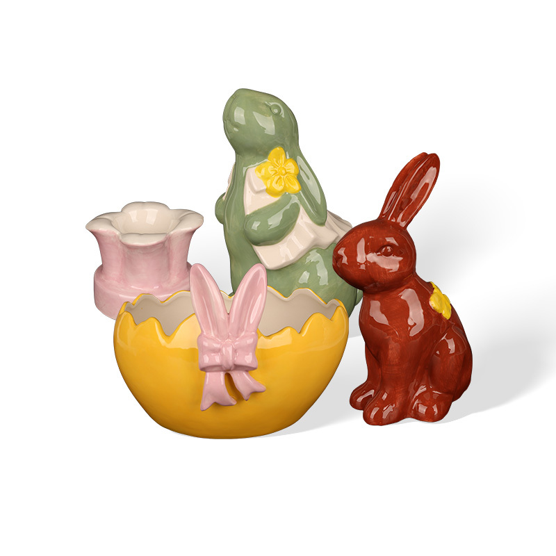 Wholesale Easter ceramic figurine sets