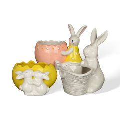 Wholesale Easter-themed ceramic flower pots