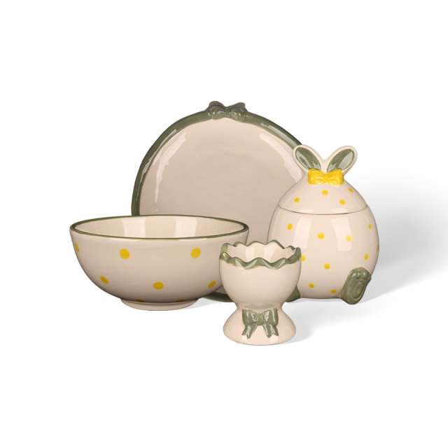 Wholesale fresh Easter ceramic tableware