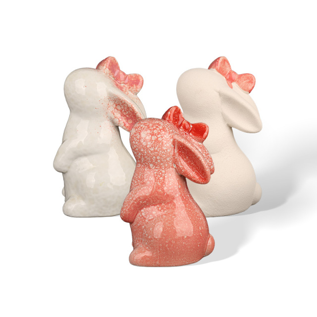 Wholesale Easter Rabbit, Duck, and Chicken Ceramic Ornament