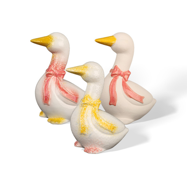 Wholesale Easter Rabbit, Duck, and Chicken Ceramic Ornament