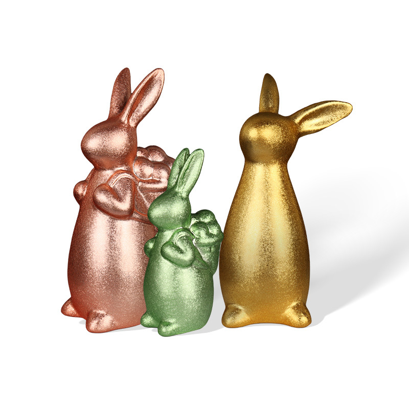 Wholesale Easter Rabbit Ceramic Ornament