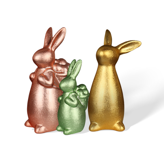 Wholesale Easter Rabbit Ceramic Ornament