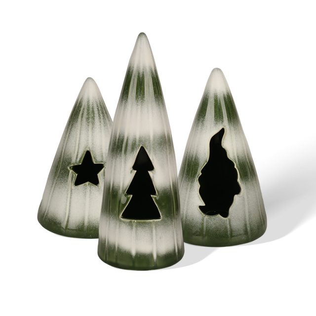 Wholesale Christmas tree-shaped ceramic ornaments