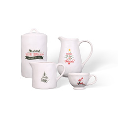 Wholesale minimalist and fresh Christmas ceramic tableware