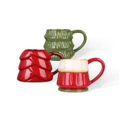 Wholesale Christmas-themed ceramic cups