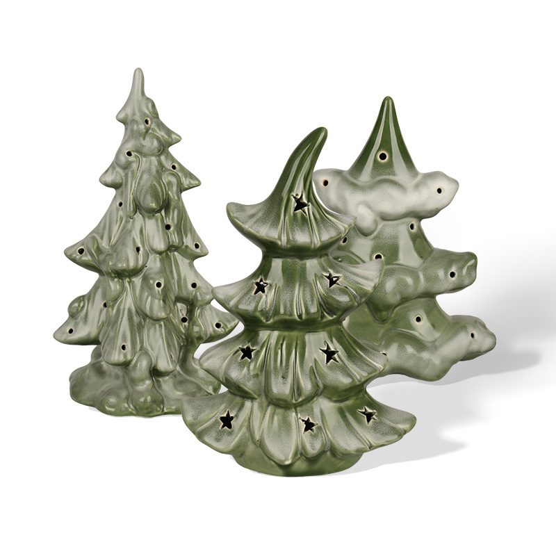 Wholesale Christmas tree-shaped ceramic ornaments