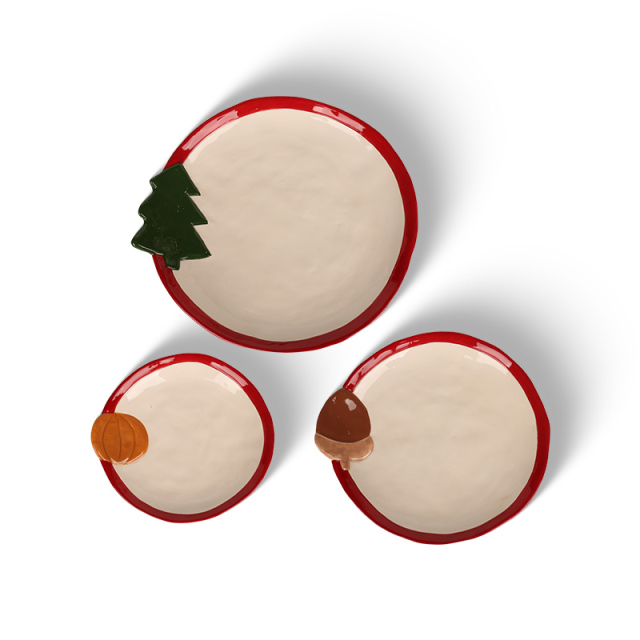 Wholesale Christmas Santa ceramic tableware